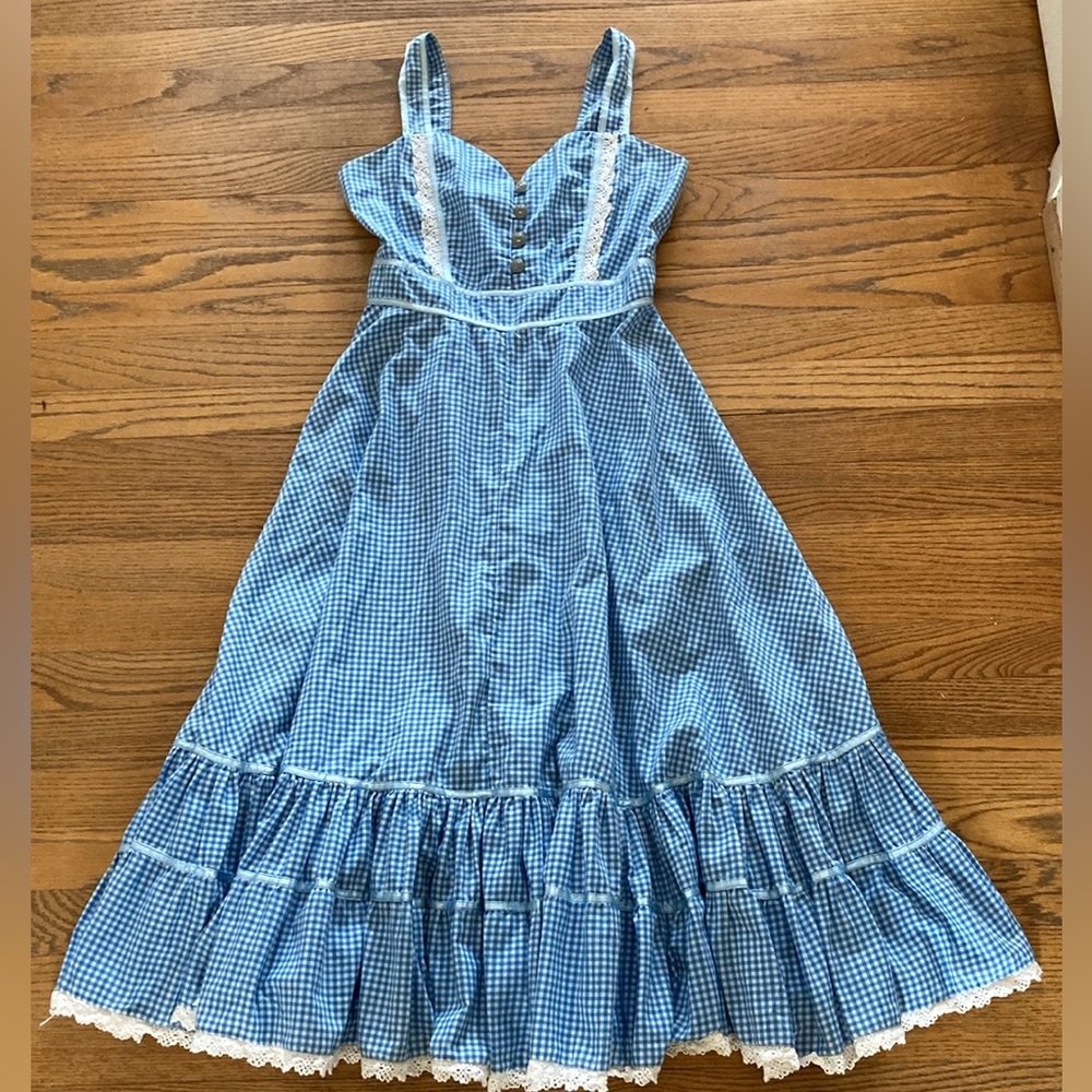 RARE Vtg 70s cotton dress